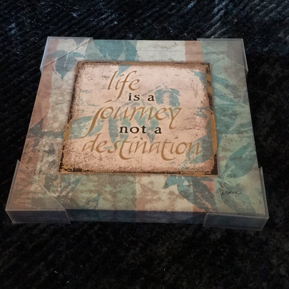 “Life is a Journey Not a Destination” Canvas Art